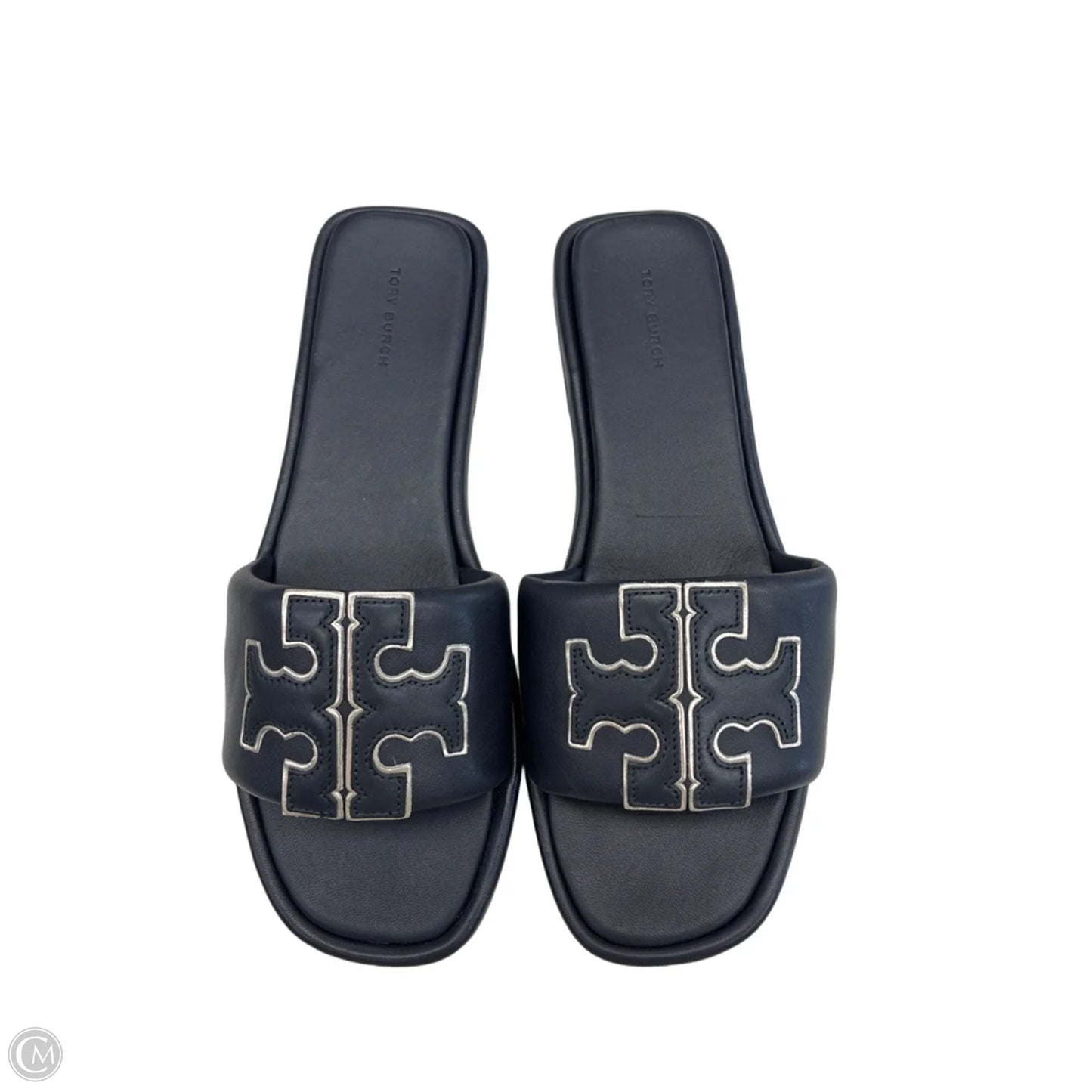 Sandals Designer By Tory Burch In Navy, Size: 10