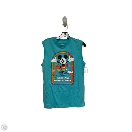 Tank Top By Disney Store In Teal, Size: Xs