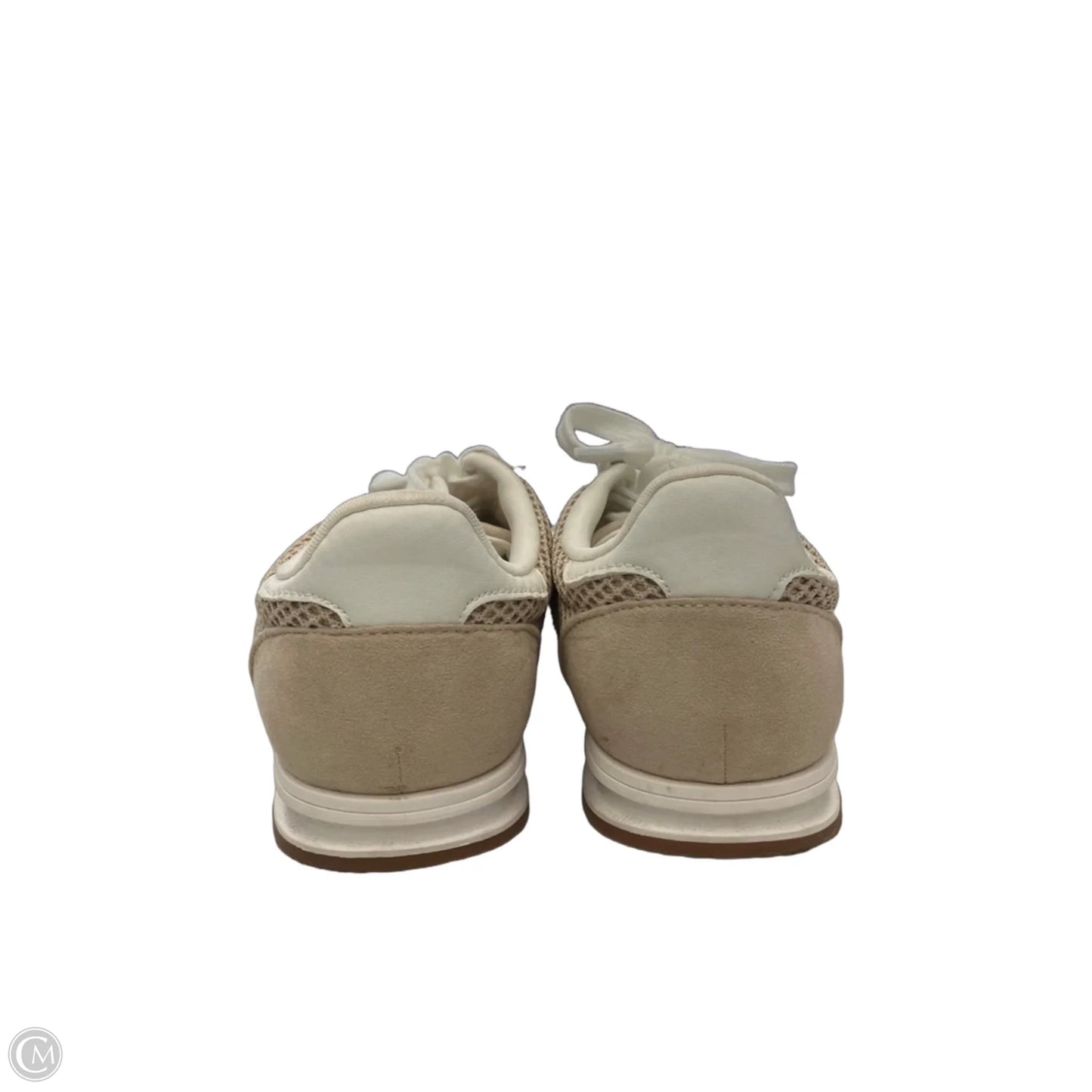 Shoes Sneakers By Clothes Mentor In Brown & White, Size: 9.5