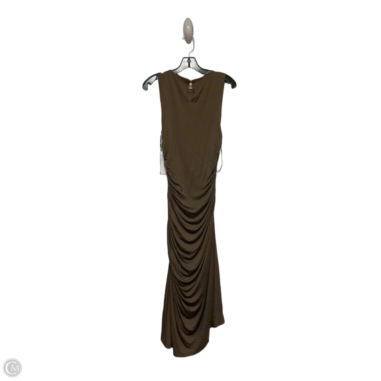 Dress Casual Midi By Dkny In Brown, Size: Xs