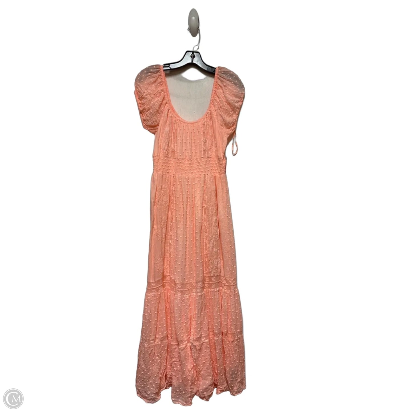 Dress Casual Midi By Loveshackfancy In Peach, Size: S