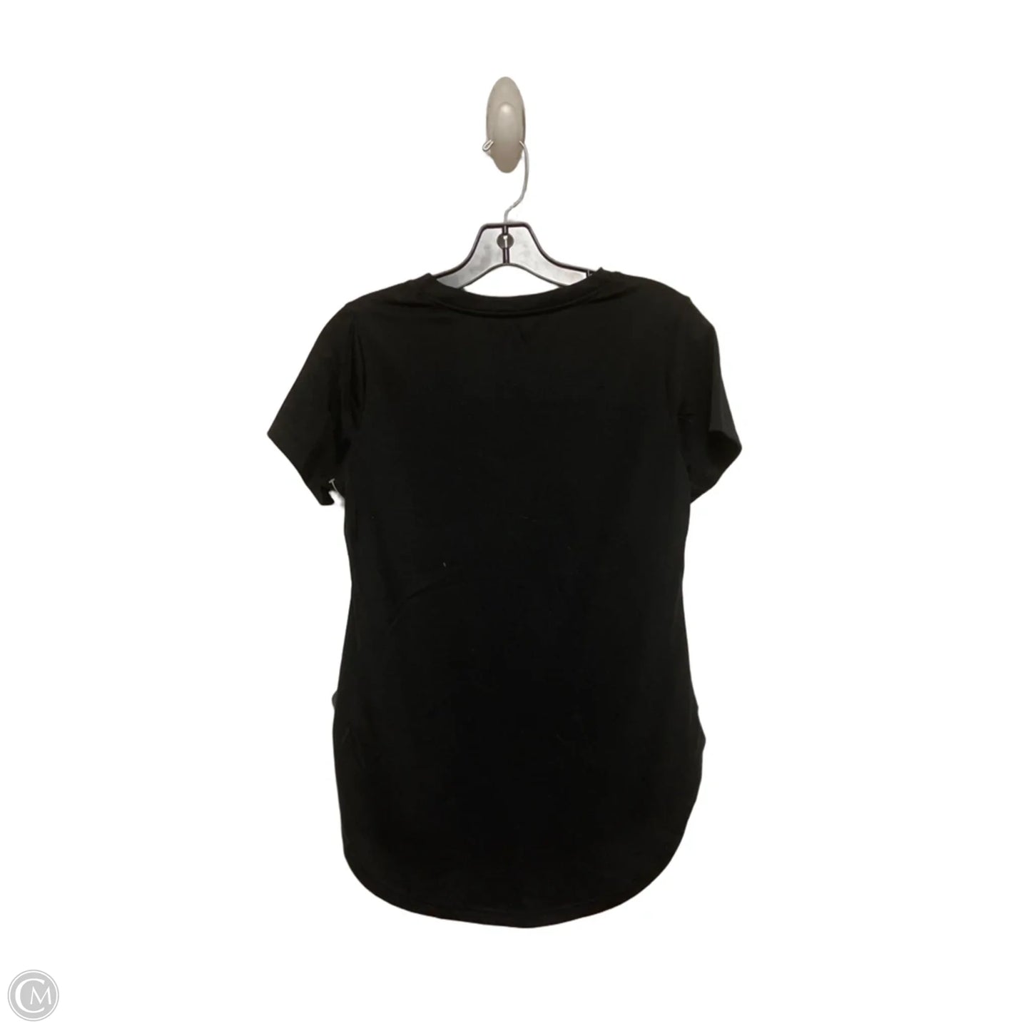 Top Short Sleeve Basic By Disney Store In Black & White, Size: S