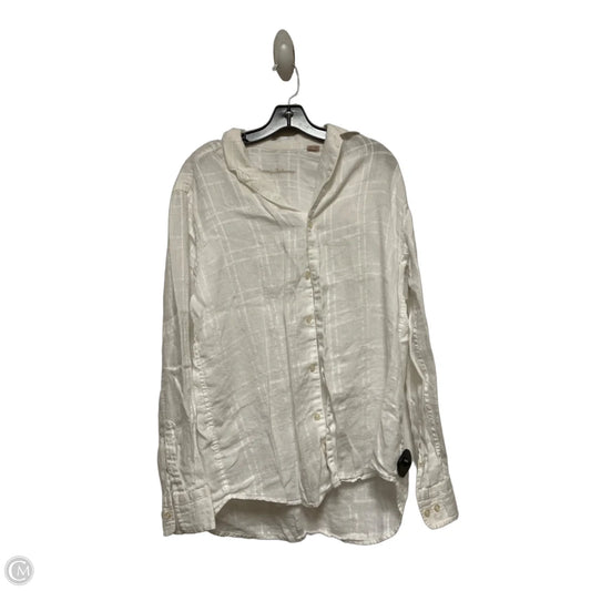 Top Long Sleeve By Tommy Bahama In White, Size: S