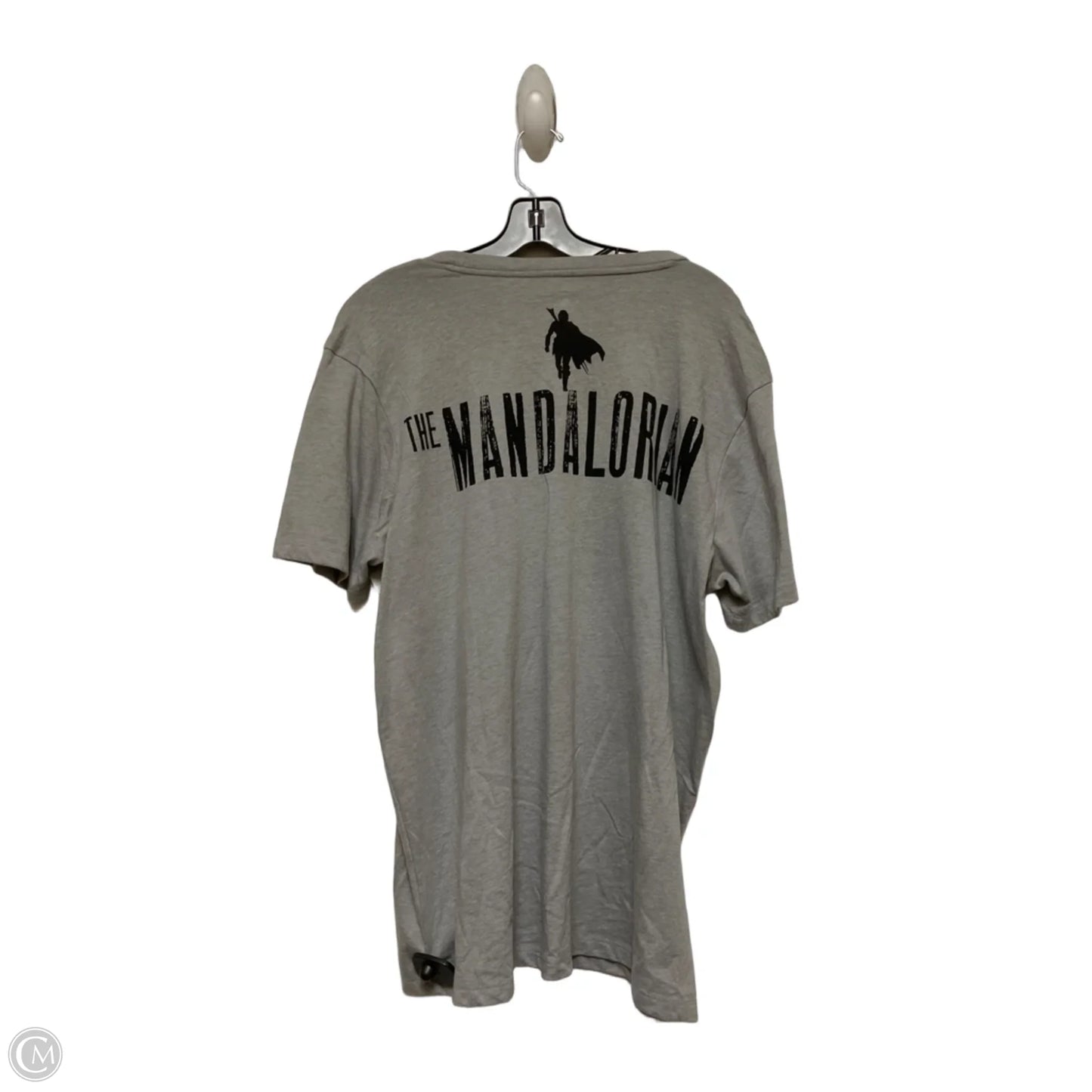 Top Short Sleeve Basic By Disney Store In Grey & Tan, Size: Xl
