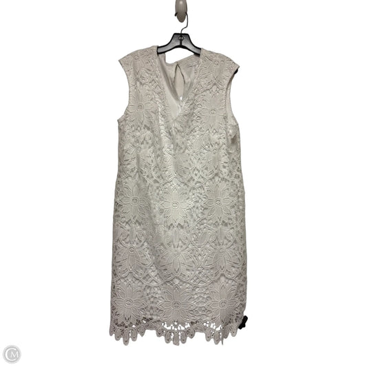 Dress Casual Midi By London Times In White, Size: L