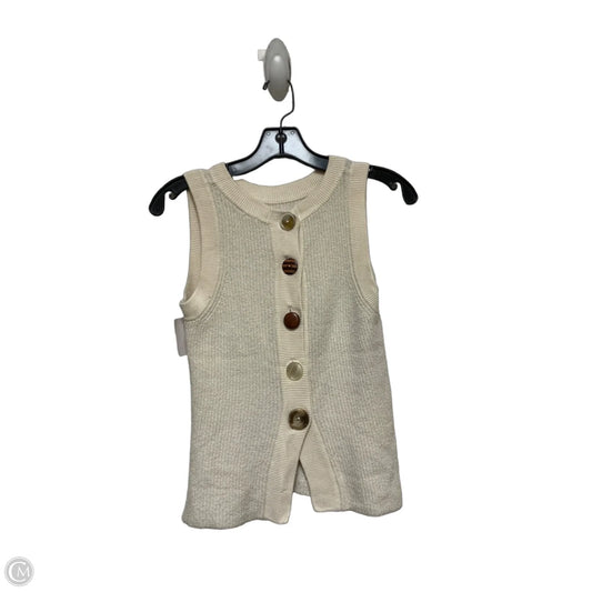 Top Sleeveless By Moth In Cream, Size: Xs