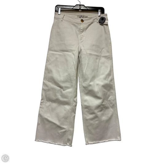 Jeans Wide Leg By Vineyard Vines In White, Size: 4