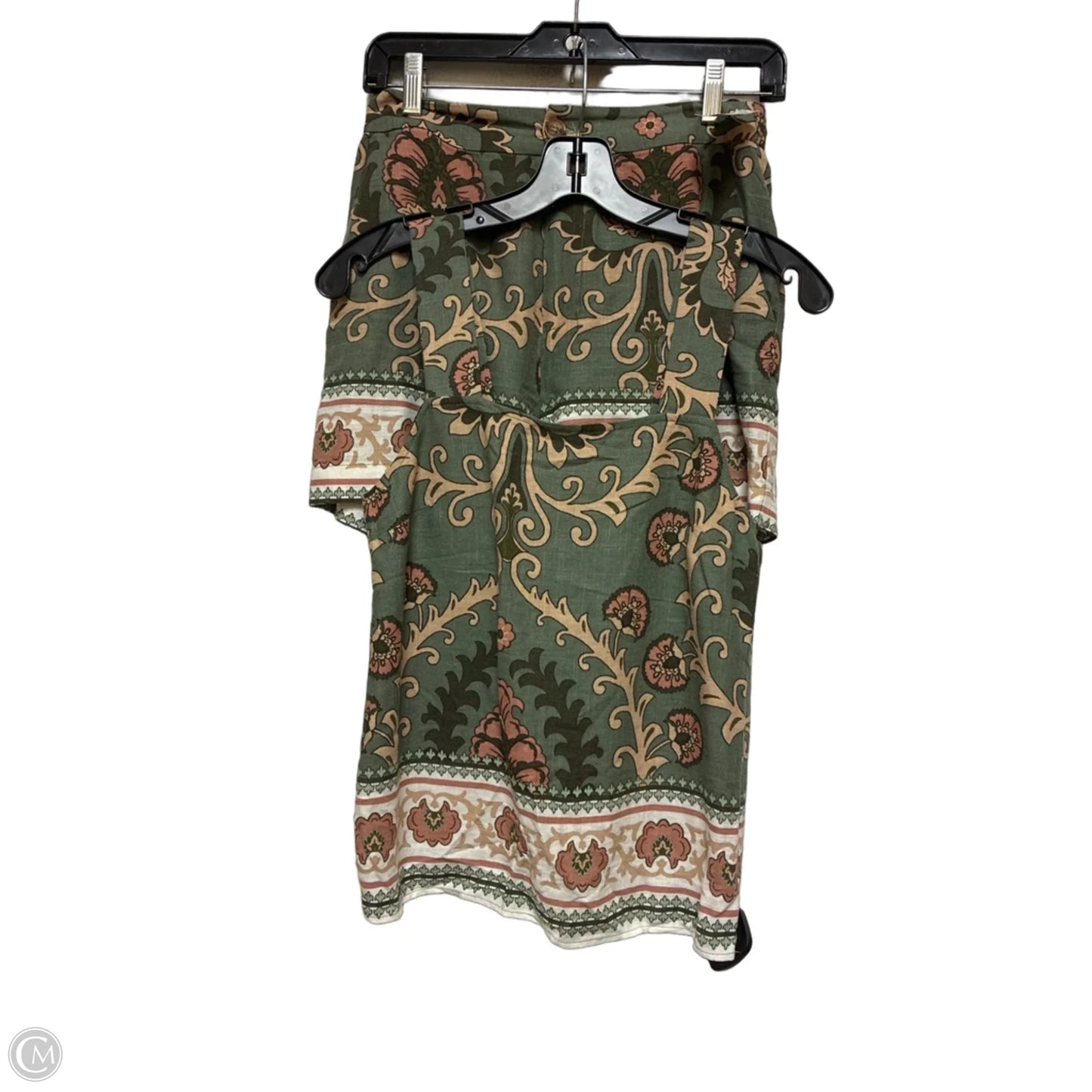 Shorts Set By Sanctuary In Green & Tan, Size: 2