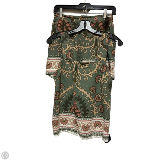 Shorts Set By Sanctuary In Green & Tan, Size: 2