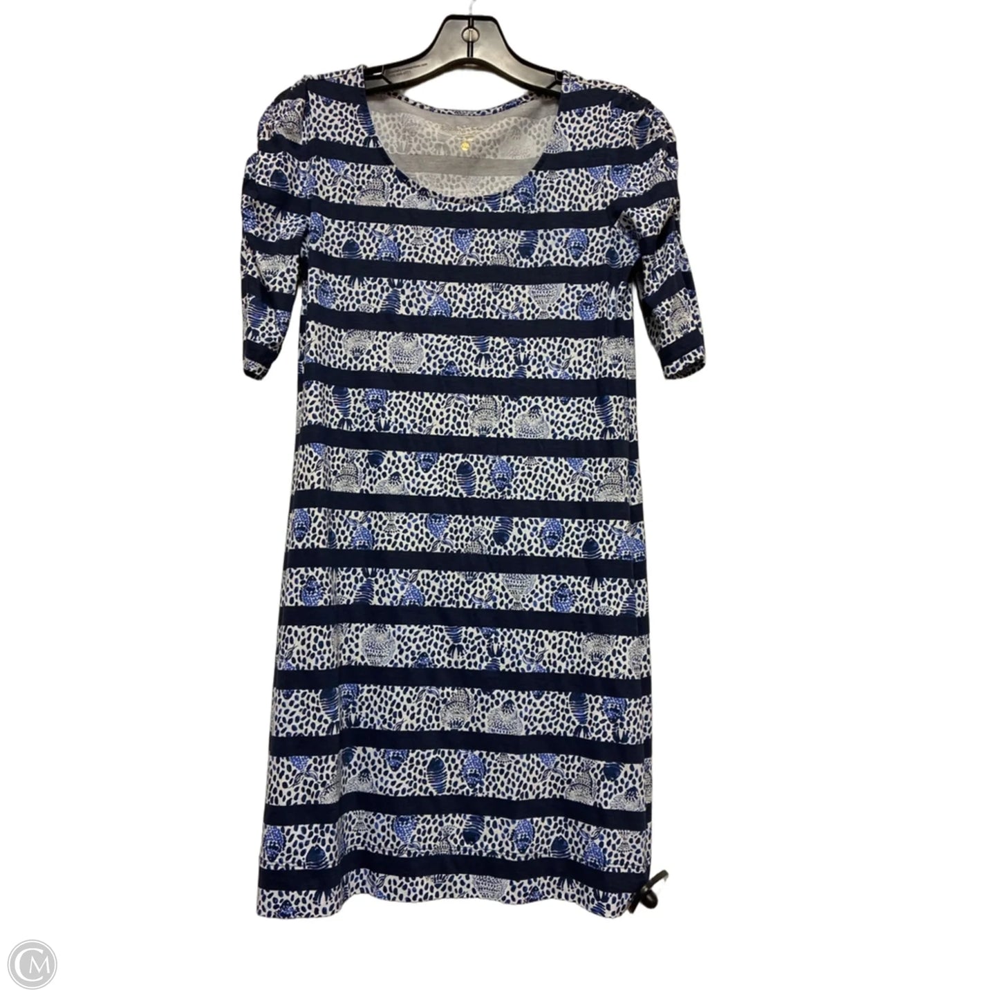 Dress Designer By Lilly Pulitzer In Blue & White, Size: Xxs