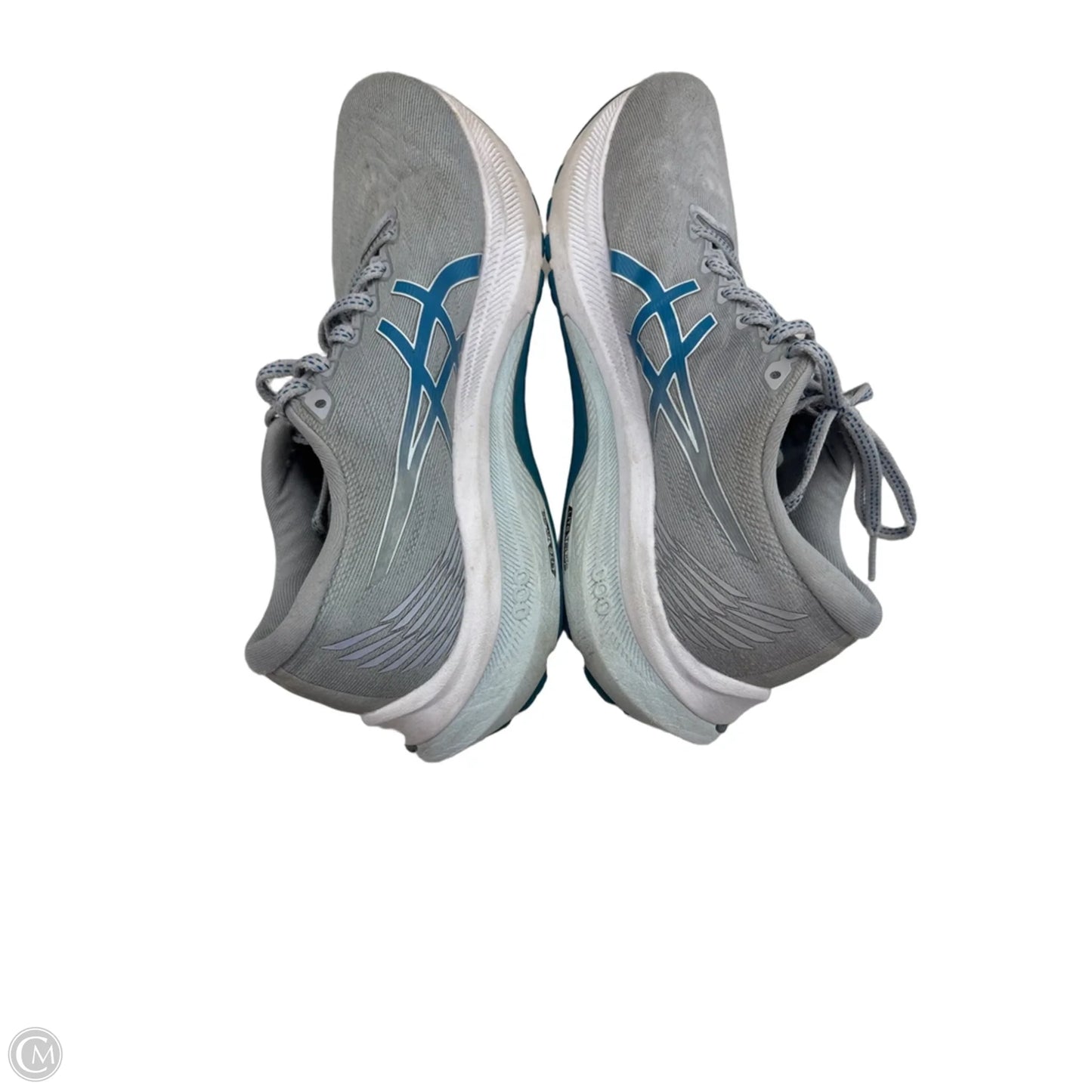 Shoes Athletic By Asics In Blue & Grey, Size: 8