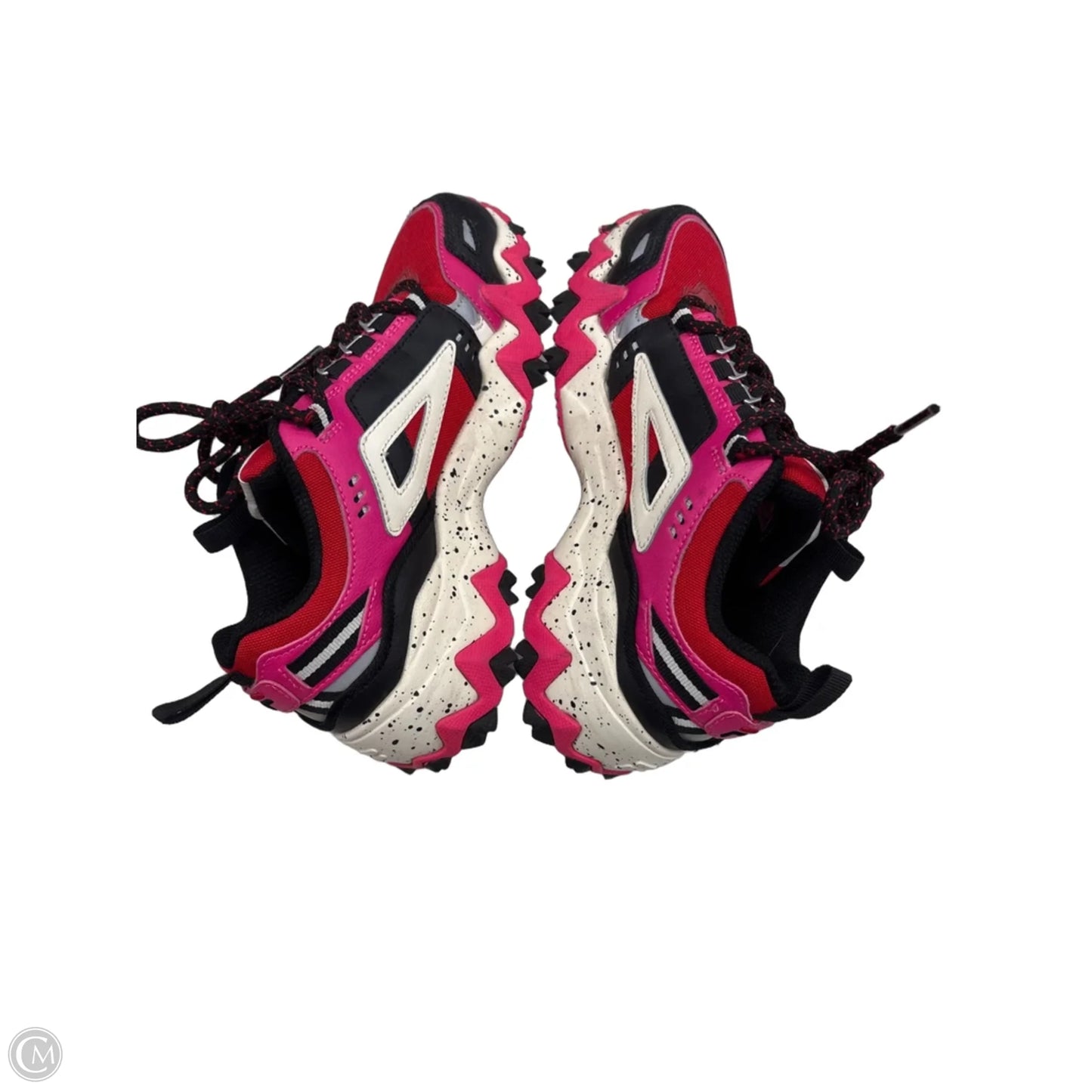 Shoes Athletic By Fila In Pink & Red, Size: 5.5