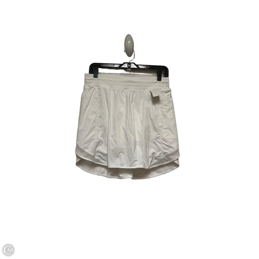 Athletic Skort By Lululemon In White, Size: 10
