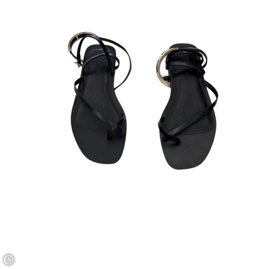 Sandals Flats By Madewell In Black, Size: 6