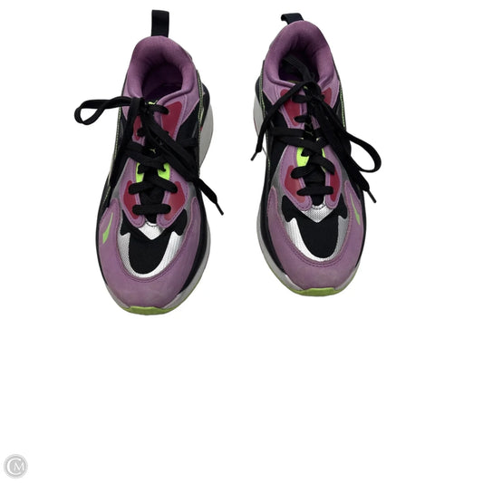 Shoes Sneakers By Puma In Green & Purple, Size: 9