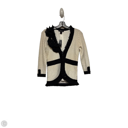 Jacket Other By White House Black Market In Black & Cream, Size: Xs