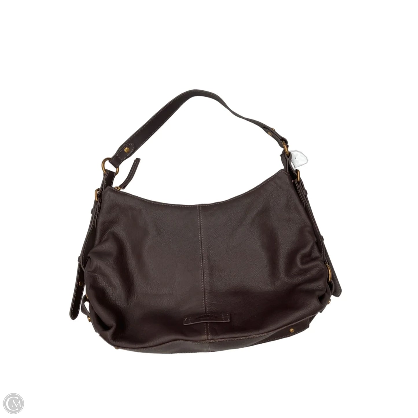 Handbag Leather By Clothes Mentor, Size: Medium
