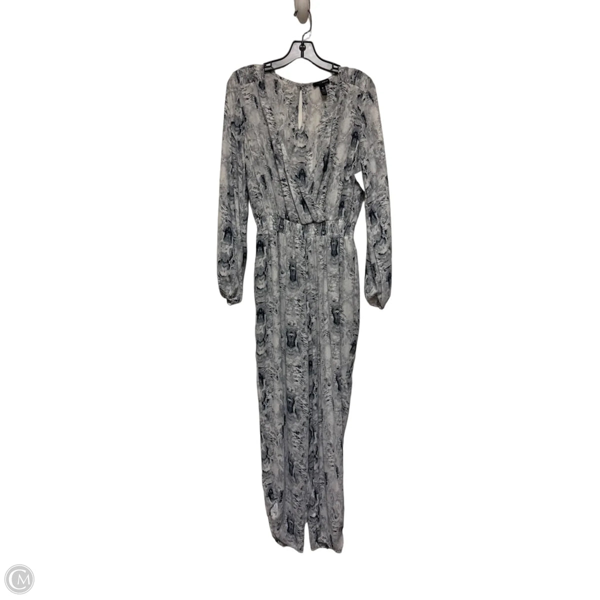 Jumpsuit By Aqua In Grey, Size: L