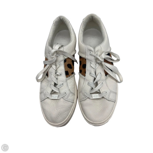Shoes Designer By Ugg In Brown & Cream, Size: 10
