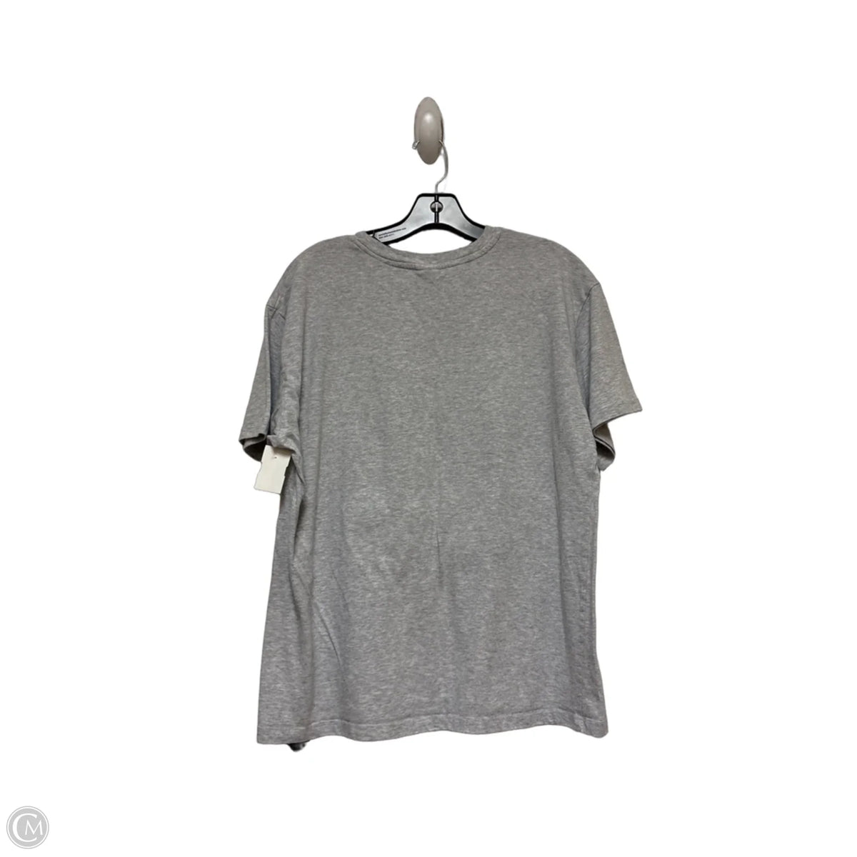 Top Short Sleeve Basic By Disney In Grey, Size: L