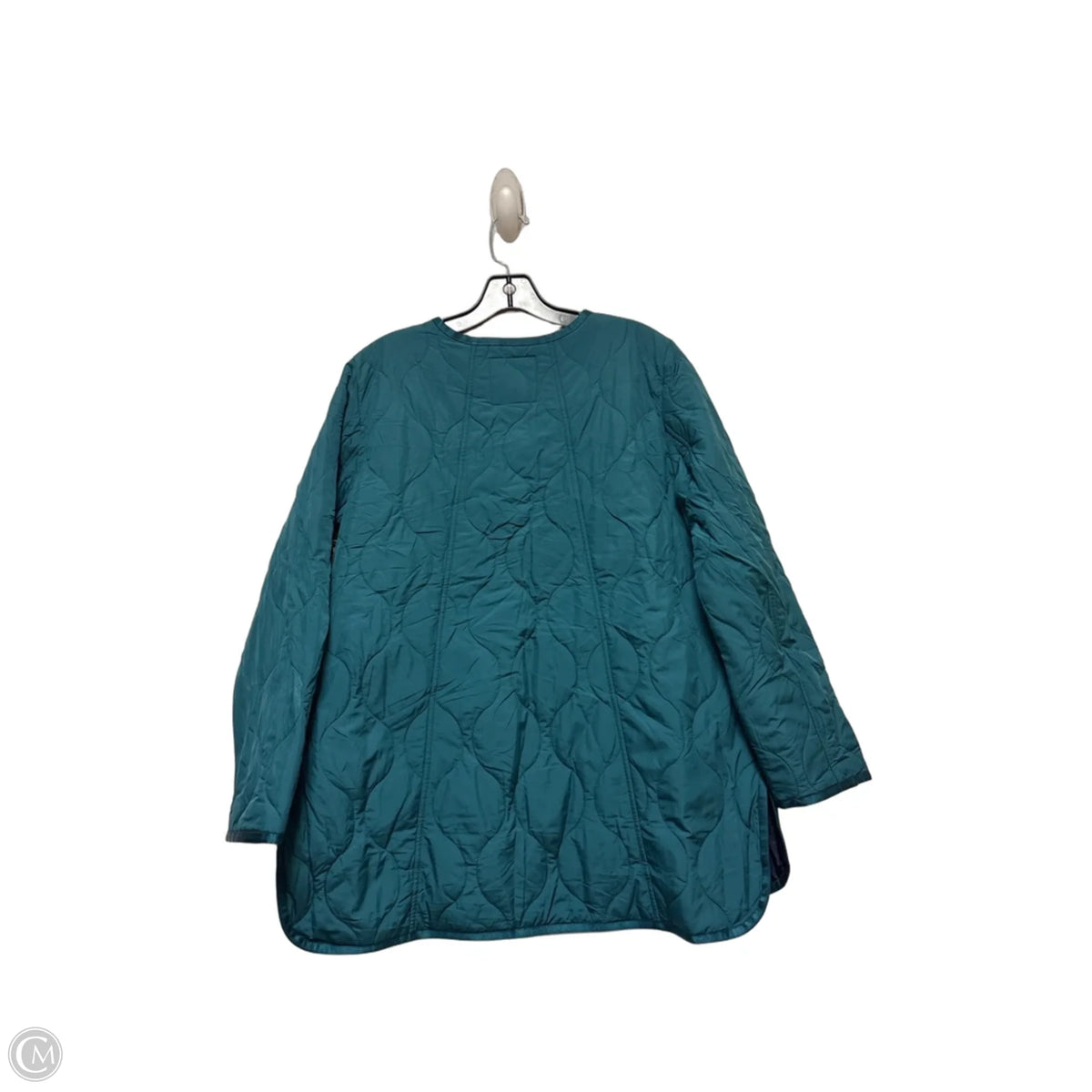 Jacket Puffer & Quilted By Talbots In Green, Size: Mp