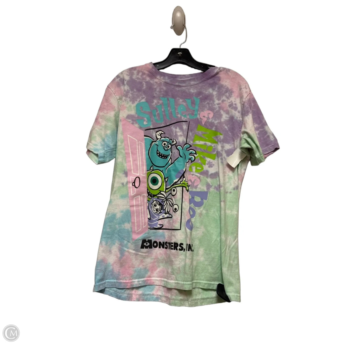 Top Short Sleeve Basic By Disney Store In Tie Dye Print, Size: M