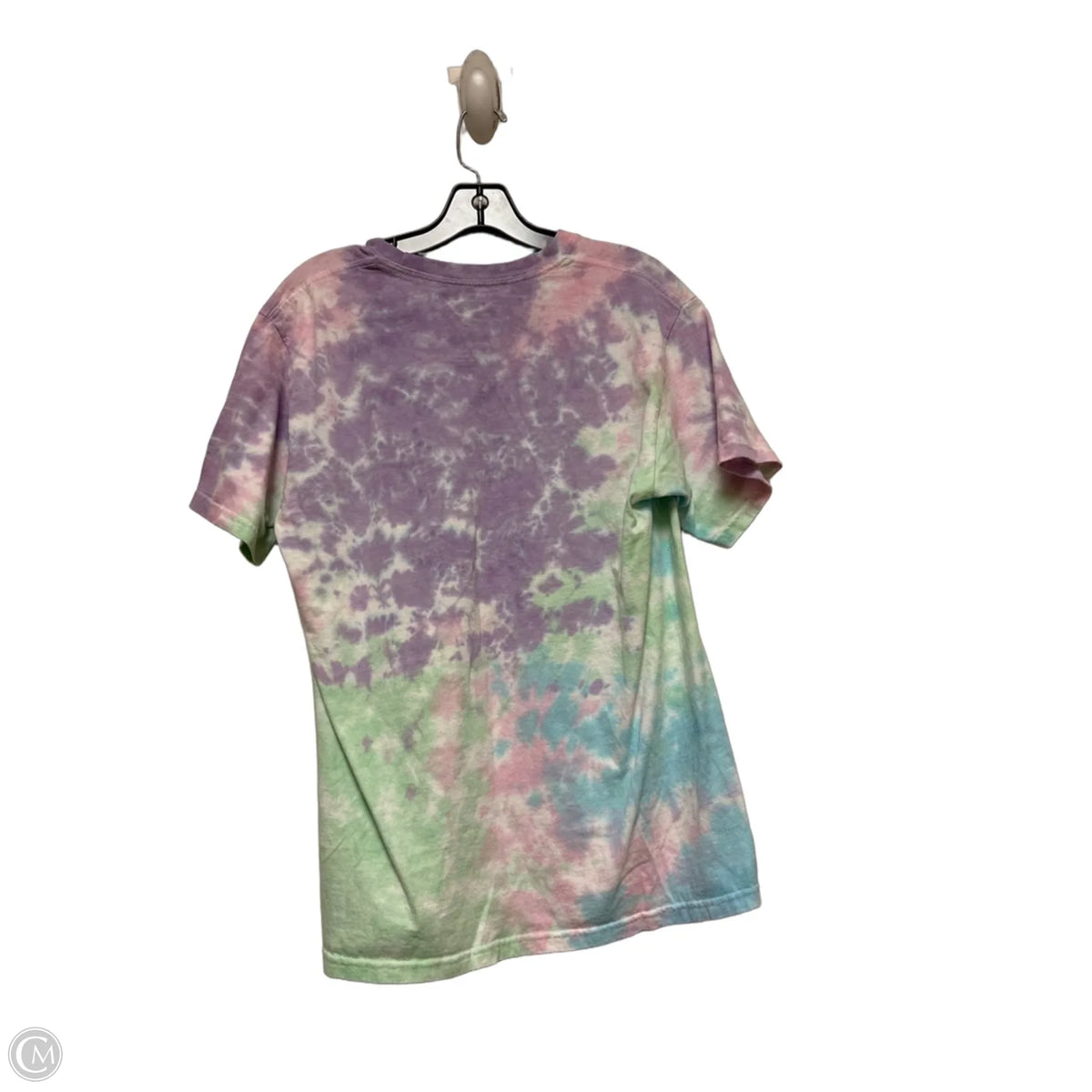 Top Short Sleeve Basic By Disney Store In Tie Dye Print, Size: M