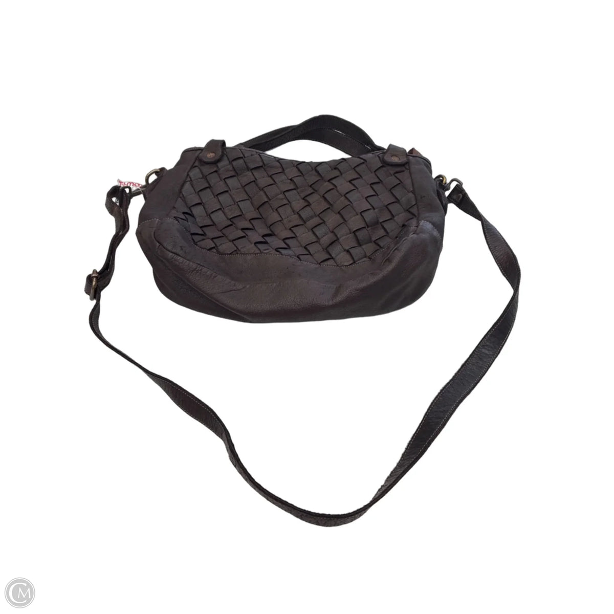 Handbag Leather By Clothes Mentor, Size: Medium