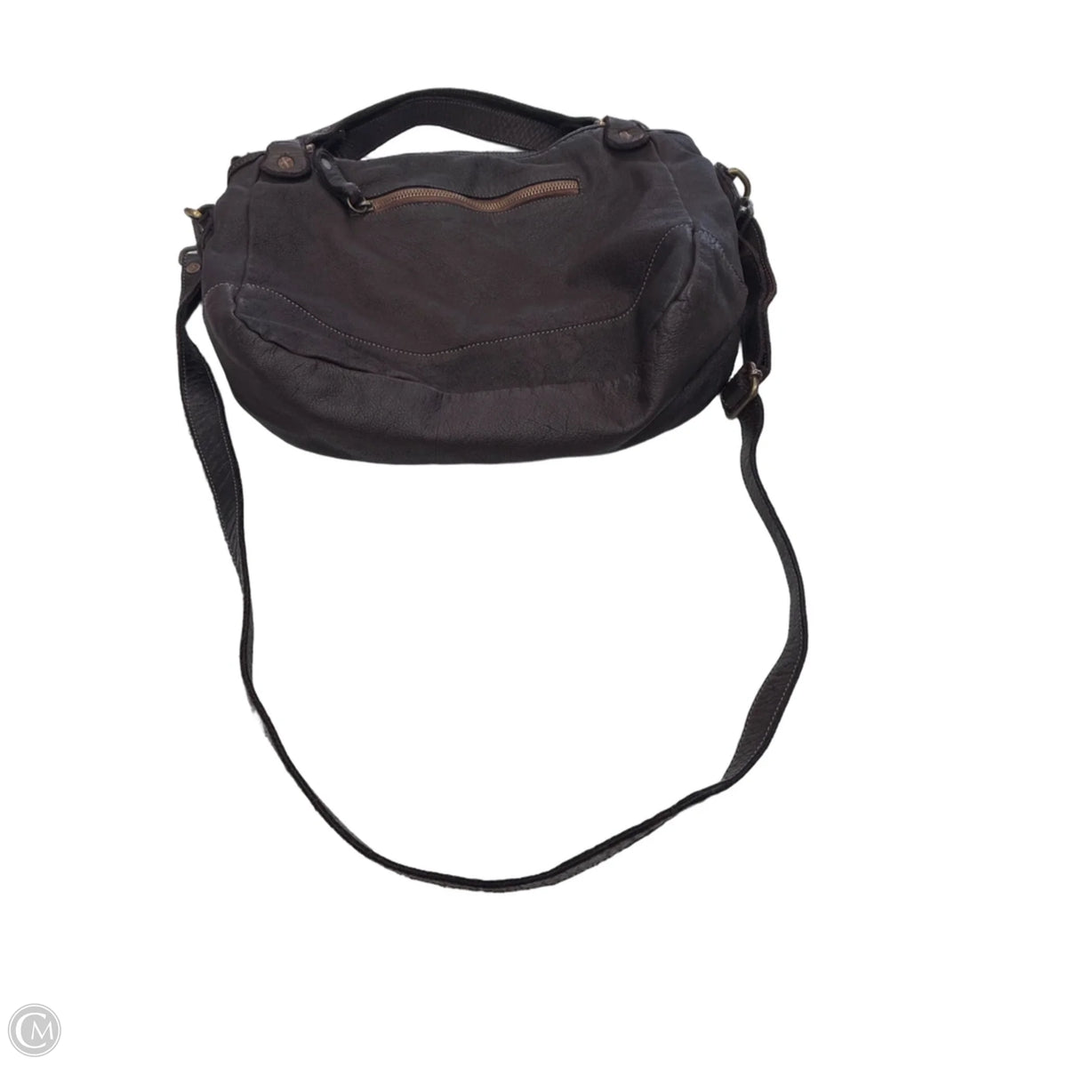 Handbag Leather By Clothes Mentor, Size: Medium