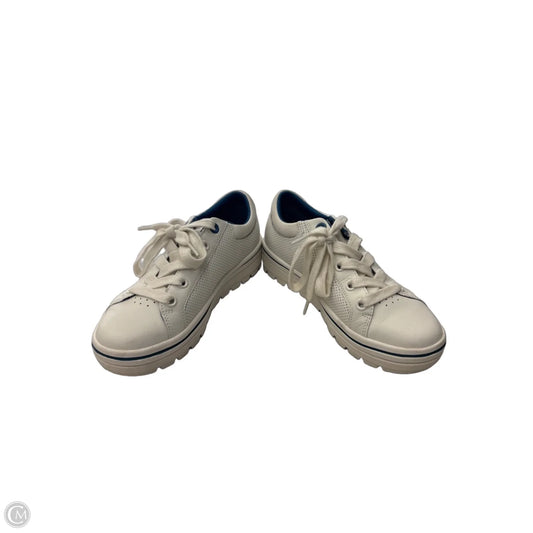 Shoes Sneakers By Skechers In Blue & White, Size: 7