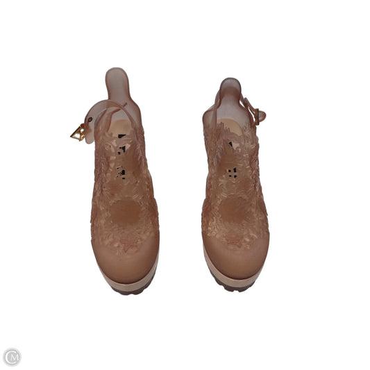 Boots Ankle Heels By Melissa In Tan, Size: 7
