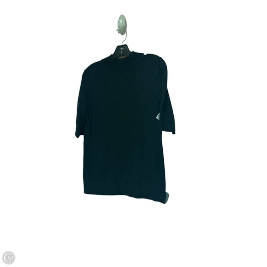 Top Short Sleeve By Ann Taylor In Black, Size: M