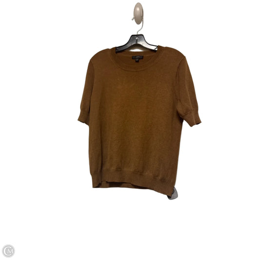 Top Short Sleeve By J. Crew In Brown, Size: M