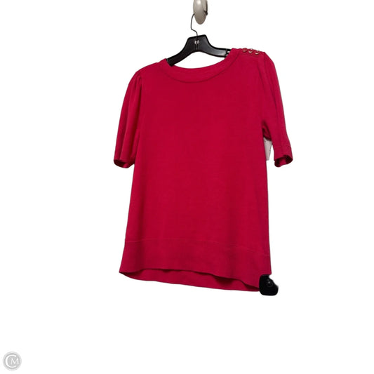 Top Short Sleeve By Talbots In Pink, Size: M