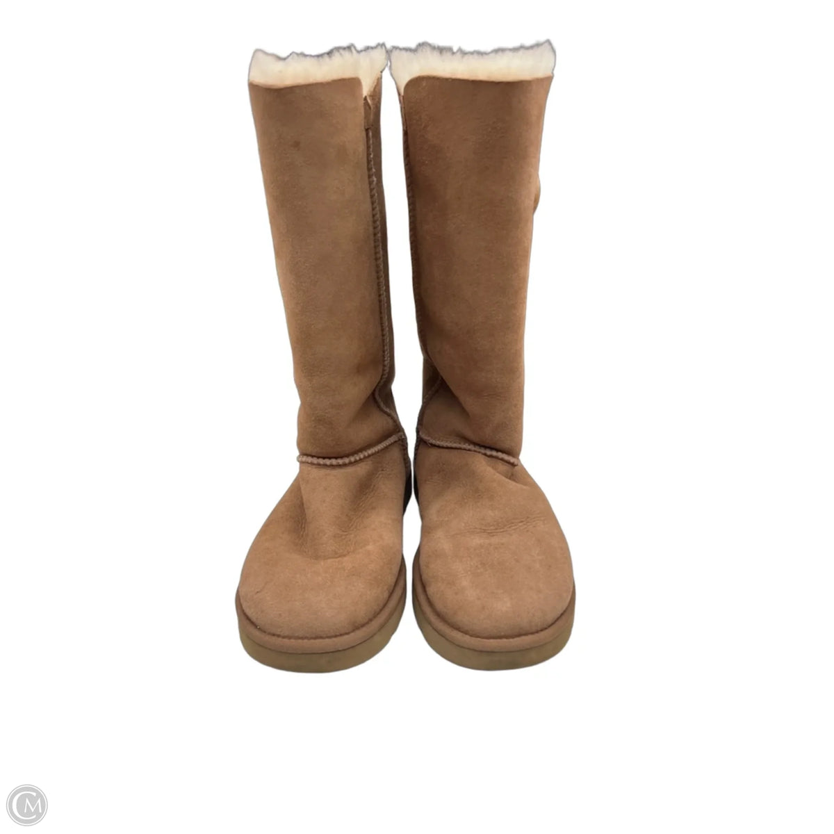 Boots Designer By Ugg In Brown, Size: 8