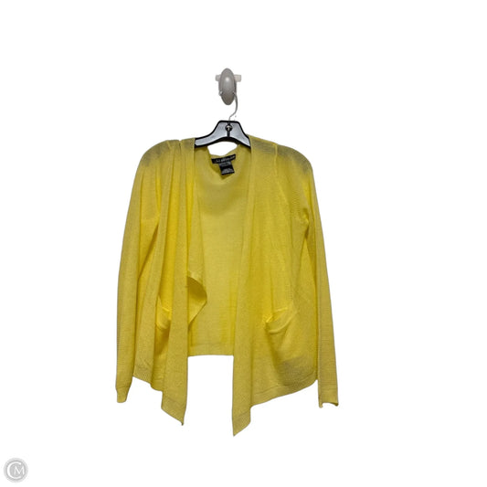 Cardigan By United States Sweaters In Yellow, Size: M