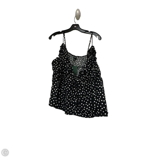 Top Sleeveless By Wild Fable In Polkadot Pattern, Size: Xxl