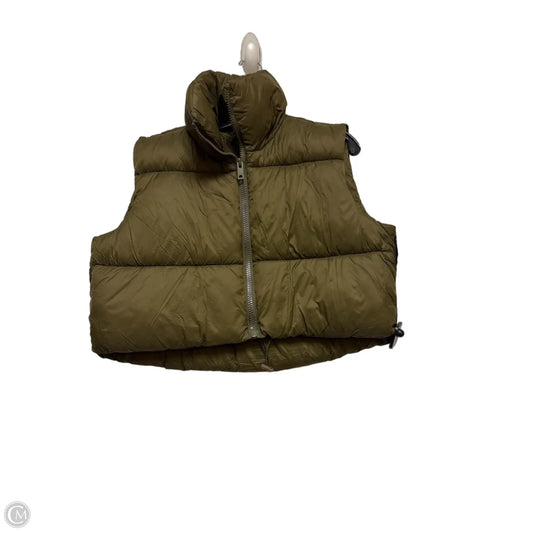 Vest Puffer & Quilted By Clothes Mentor In Green, Size: L