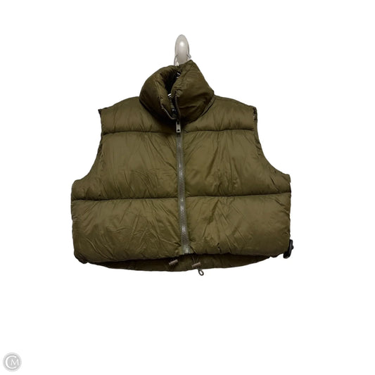Vest Puffer & Quilted By Clothes Mentor In Green, Size: L