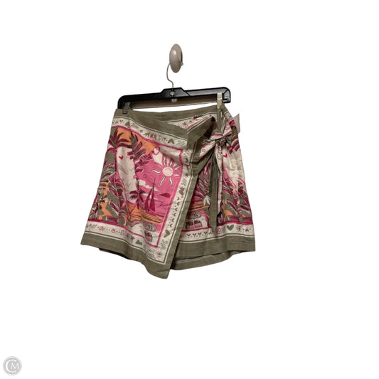 Skort By Loft In Green & Pink, Size: 2