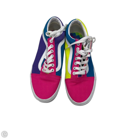 Shoes Sneakers By Vans In Multi-colored, Size: 8