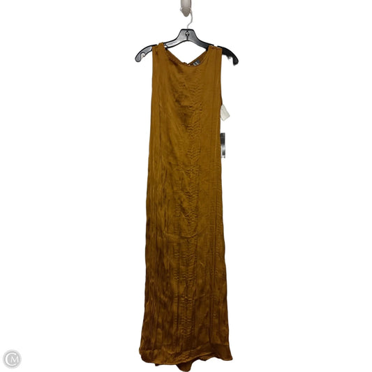 Dress Casual Maxi By Worthington In Gold, Size: M
