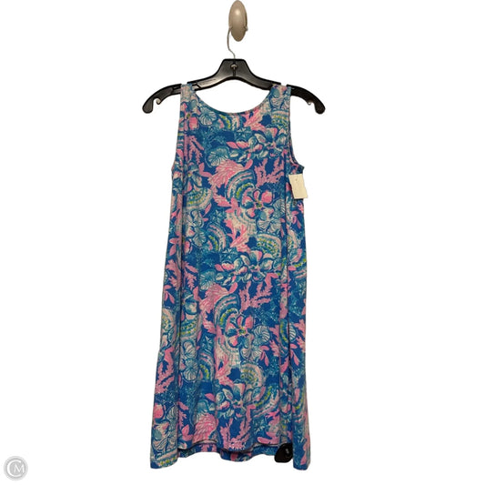 Dress Designer By Lilly Pulitzer In Blue & Pink, Size: Xs