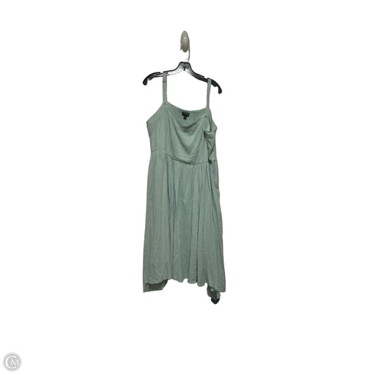Dress Casual Midi By Torrid In Green, Size: 3x