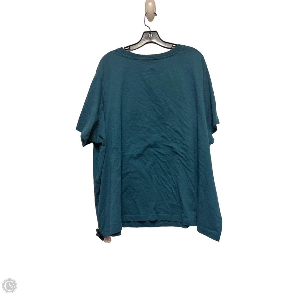 Top Short Sleeve Basic By Disney Store In Teal, Size: 3x