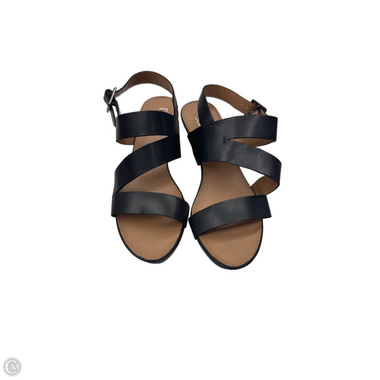 Sandals Heels Block By Franco Sarto In Black, Size: 7