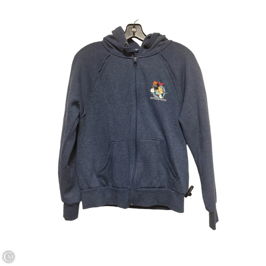 Sweatshirt Hoodie By Disney Store In Blue, Size: S