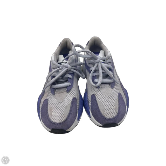 Shoes Sneakers By Puma In Grey & Purple, Size: 9