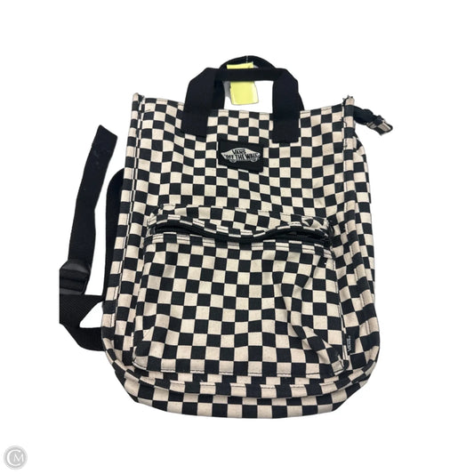 Backpack By Vans, Size: Small