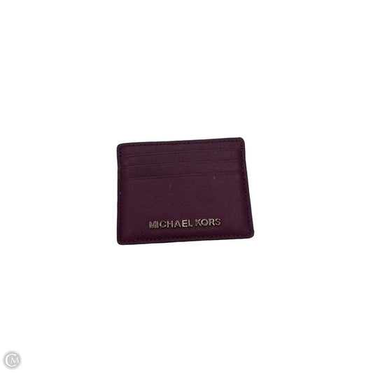Id/card Holder Designer By Michael Kors, Size: Small